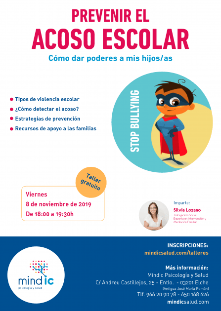 Prevención Del Acoso Escolar. Stop Bullying | Mindic